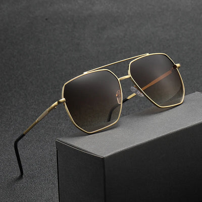 Luxe Pilot Square Sunglasses