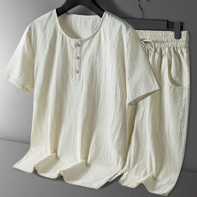 Classic Buttoned Summer Lounge Set