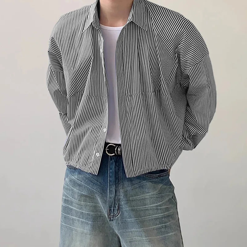 Striped Minimalist Overshirt