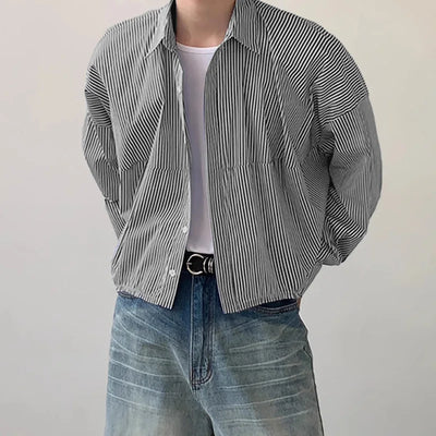 Striped Minimalist Overshirt