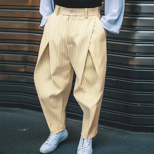 Bold Stripe Wide Trousers