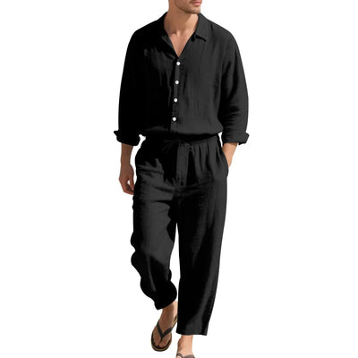 Relaxed Button-Up Beach Set