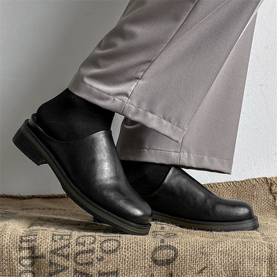 Urban Slip-On Leather Mules