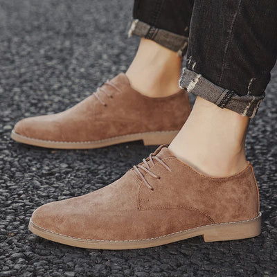 Classic Suede Derby Shoes