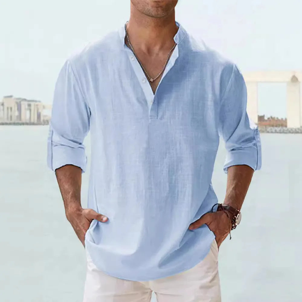 Coastal Relaxed Button Shirt