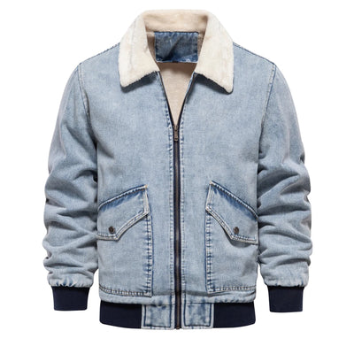 Classic Lined Denim Bomber