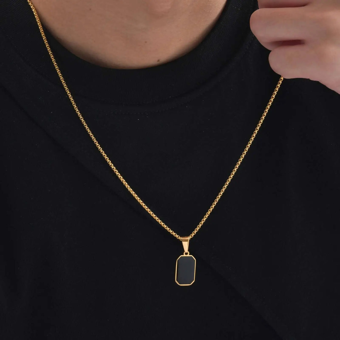 Midnight Square Pendant