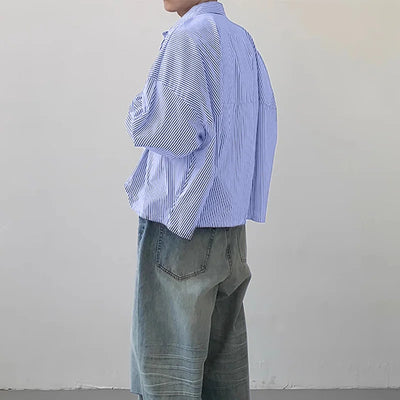 Striped Minimalist Overshirt