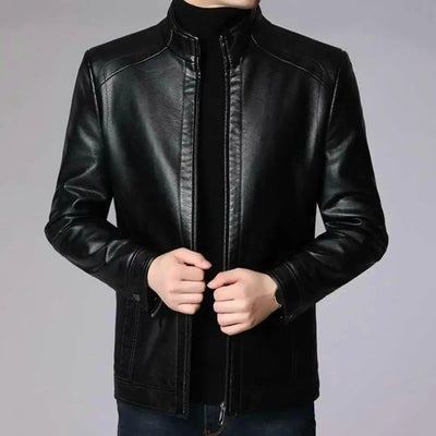 Urban Faux Leather Zip Jacket