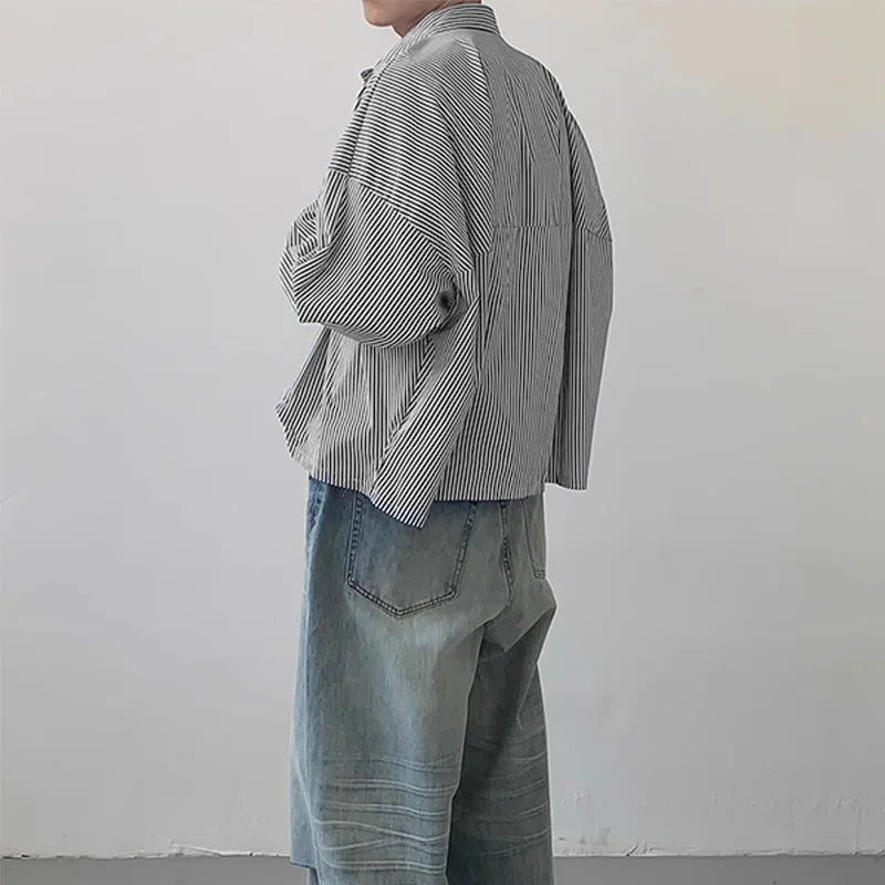 Striped Minimalist Overshirt