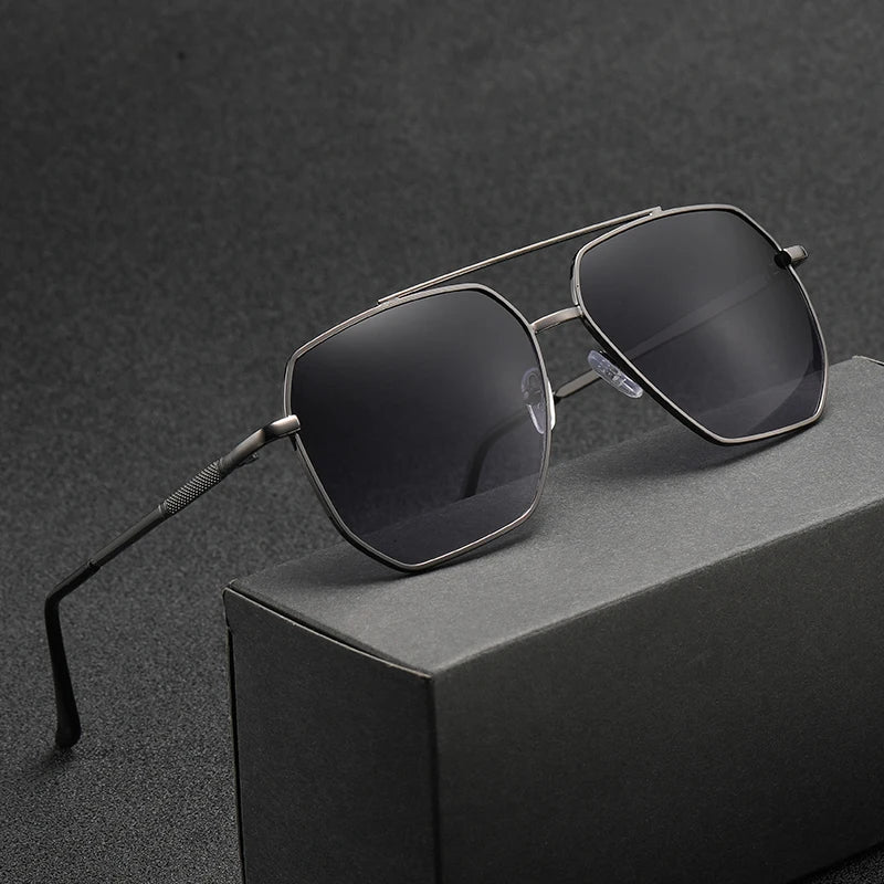 Luxe Pilot Square Sunglasses