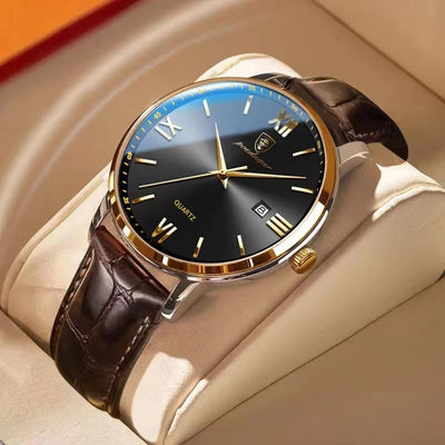 Vintage Elegance Stainless Steel Watch
