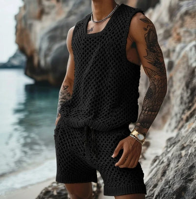 Mesh Texture Beach Set