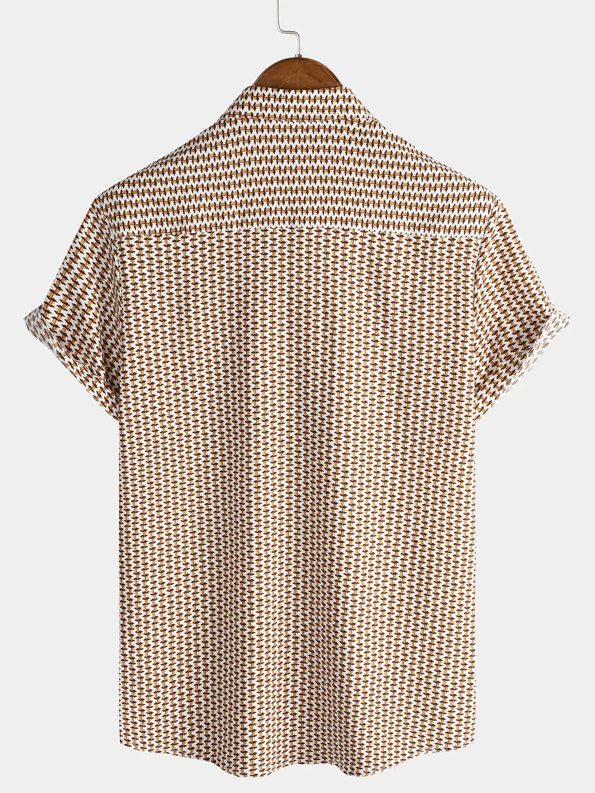 Retro Micro Print Shirt