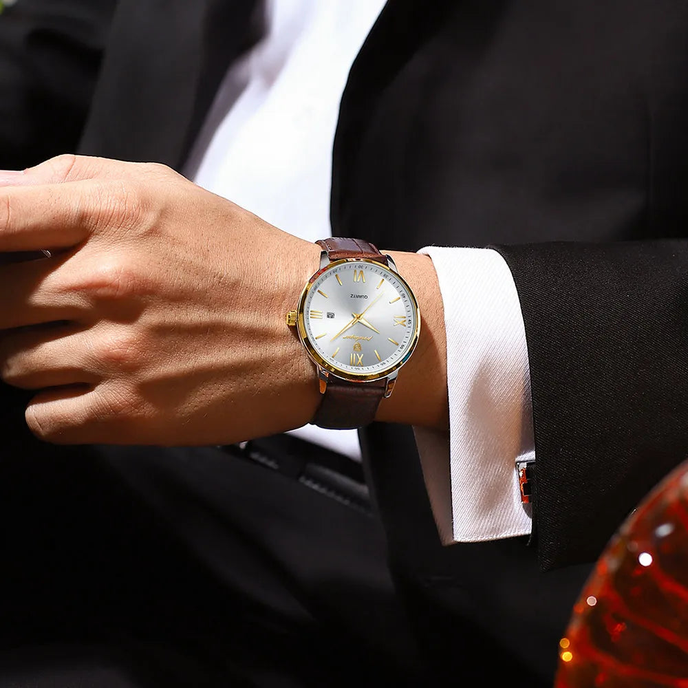 Vintage Elegance Stainless Steel Watch