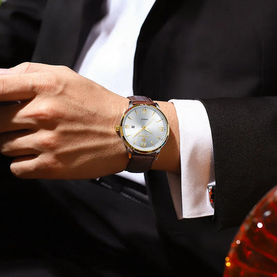 Vintage Elegance Stainless Steel Watch