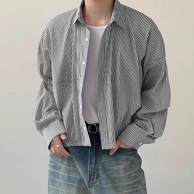 Striped Minimalist Overshirt
