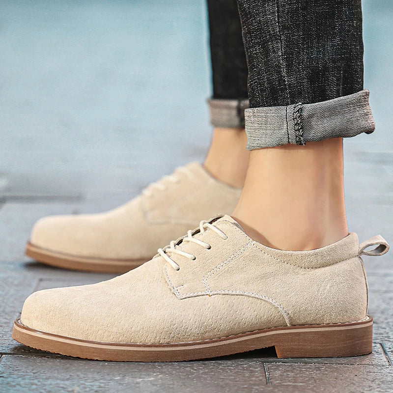 Soft Suede Oxford Shoes