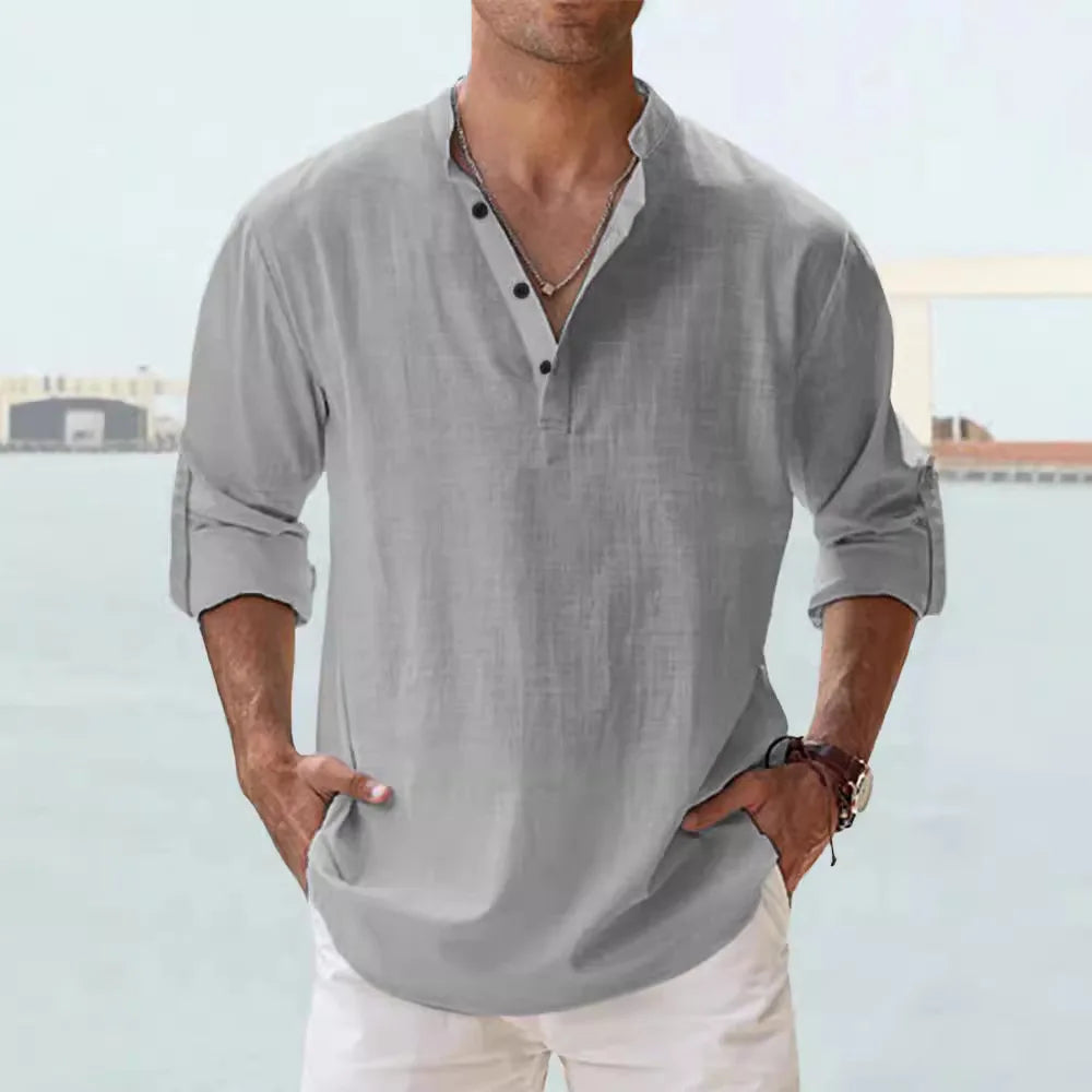 Coastal Relaxed Button Shirt
