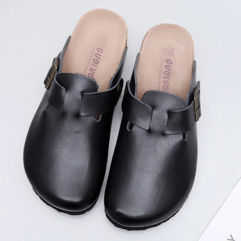 Minimalist Buckle Slide Clogs