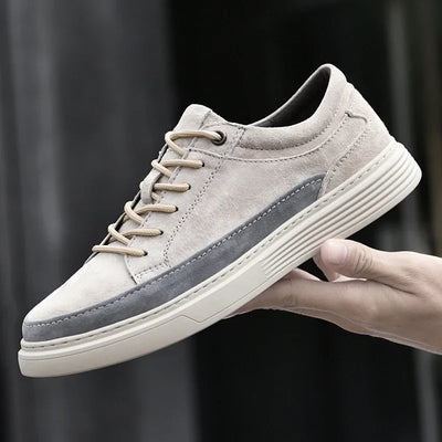 Classic Lace-Up Suede Sneakers