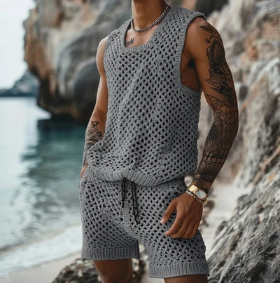 Mesh Texture Beach Set