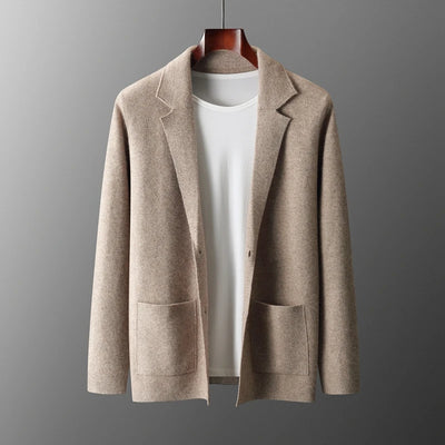 Soft Wool Knit Blazer