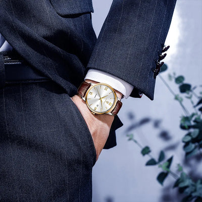 Vintage Elegance Stainless Steel Watch