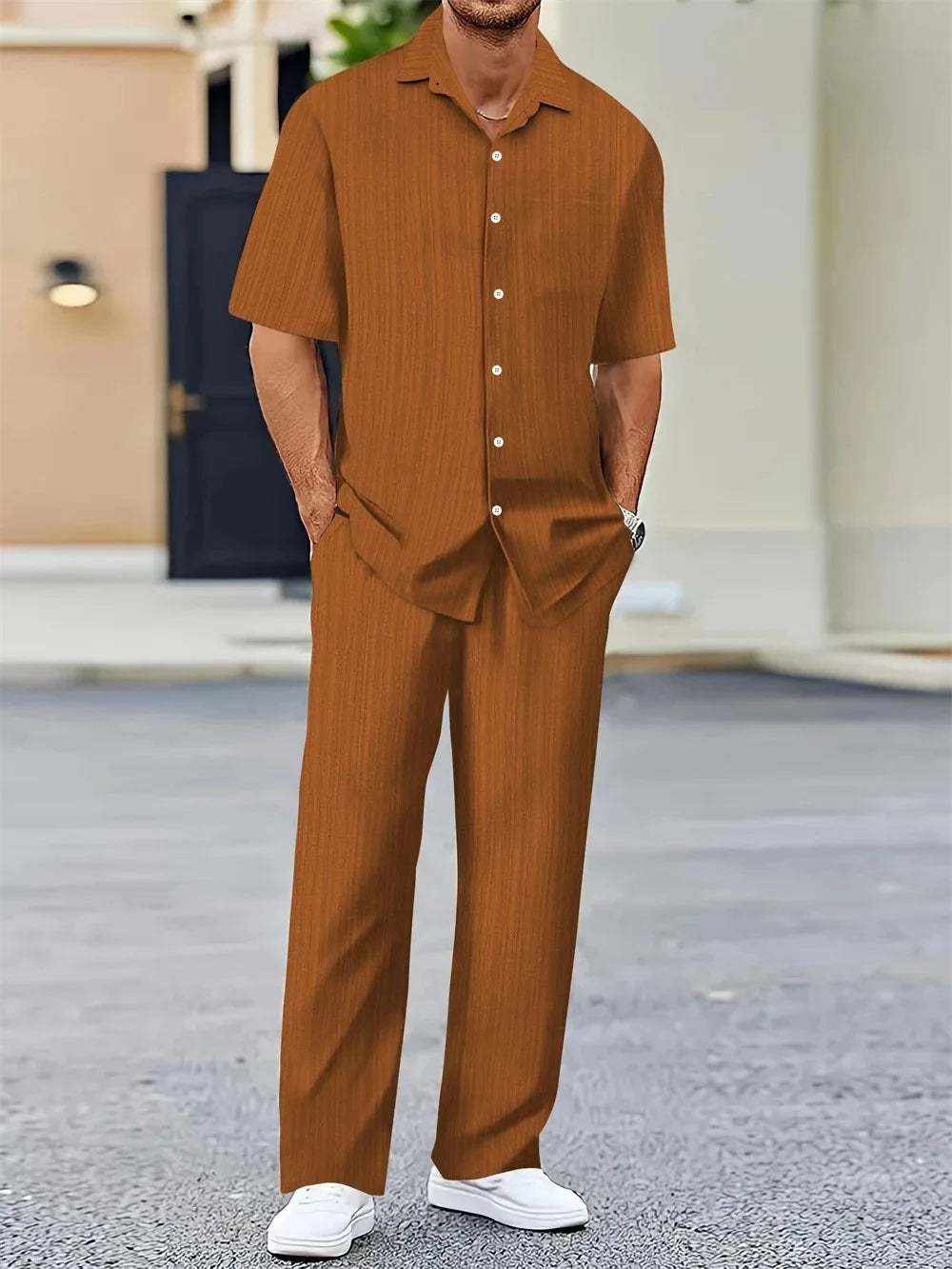 Relaxed Straight-Leg Summer Set