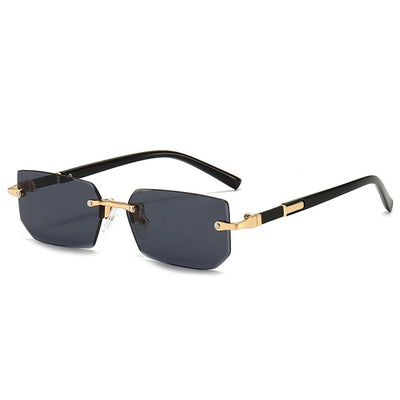 Luxe Edge Rimless Sunglasses