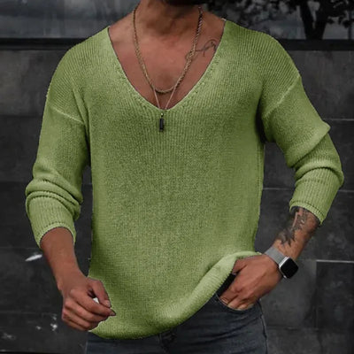 Relaxed V-Neck Pullover