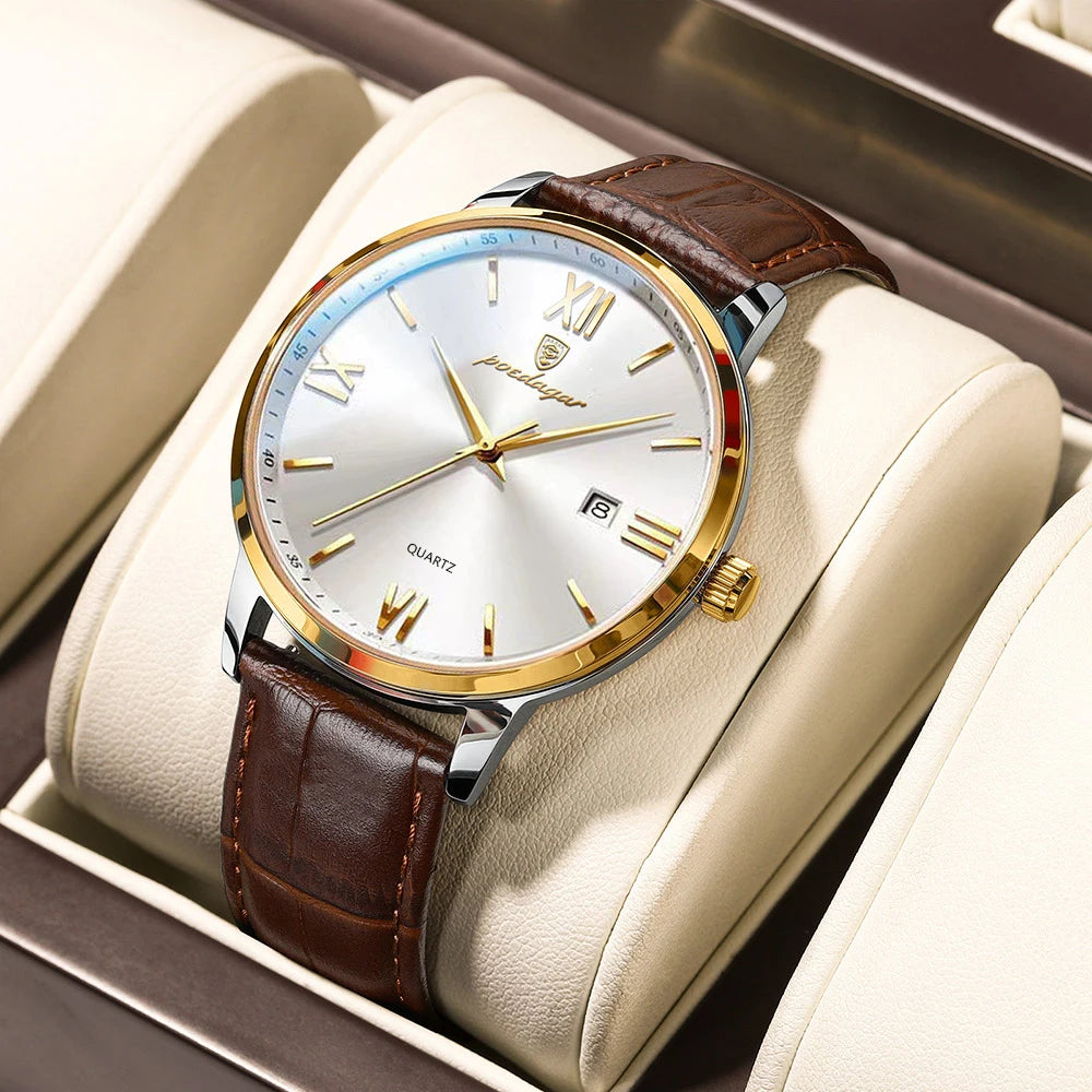 Vintage Elegance Stainless Steel Watch