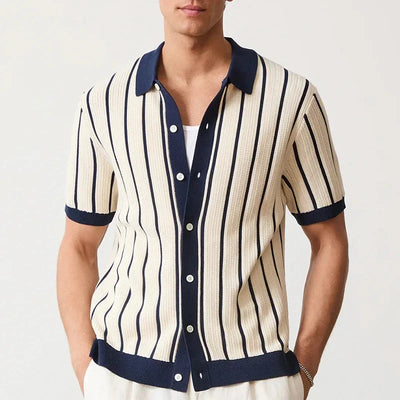 Classic Cream Knit Polo