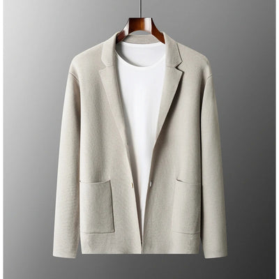 Soft Wool Knit Blazer