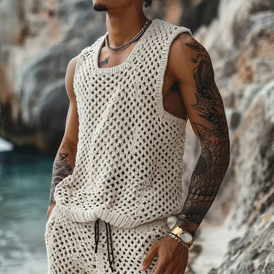 Mesh Texture Beach Set