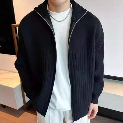 Modern Rib Zip Sweater