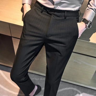 Pinstripe Formal Trousers