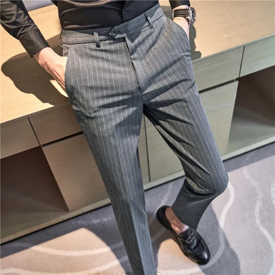 Pinstripe Formal Trousers