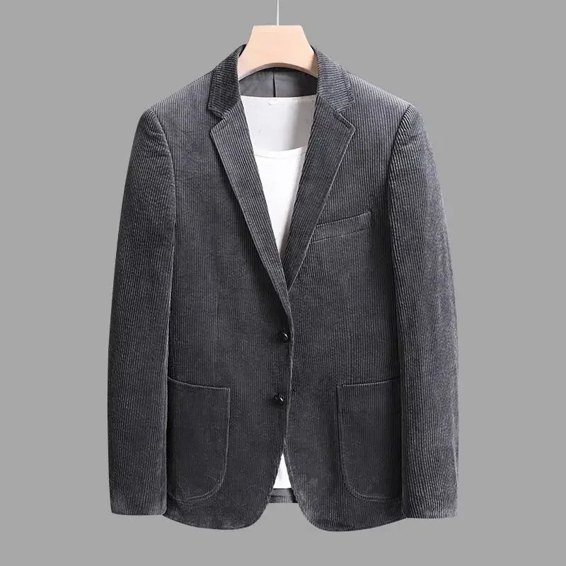 Corduroy Tailored Blazer Jacket