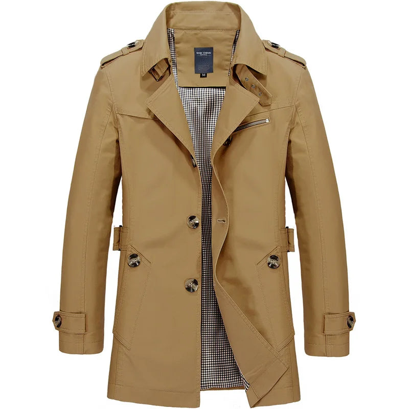 Classic Belted Trench Coat