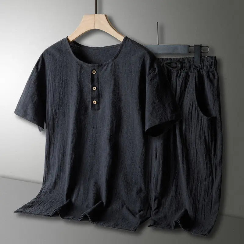 Classic Buttoned Summer Lounge Set