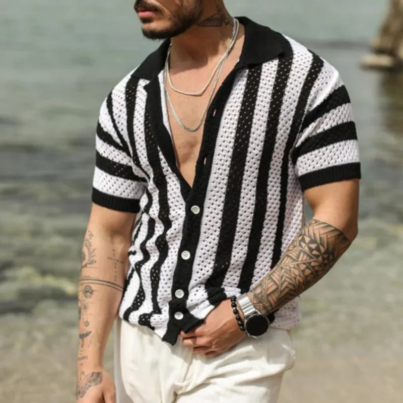 Retro Breeze Knit Shirt