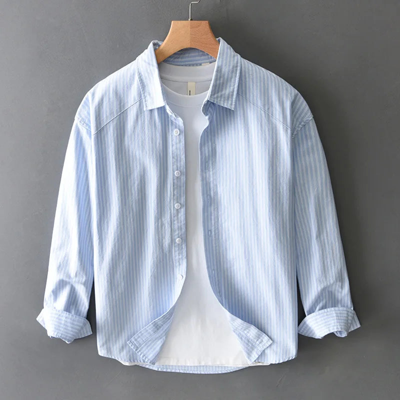 Weekend Stripe Button Up
