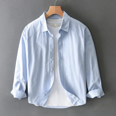 Weekend Stripe Button Up