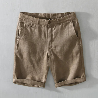 Summer Tailored Linen Shorts