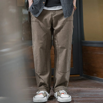 Relaxed Fit Patch Pocket Trousers