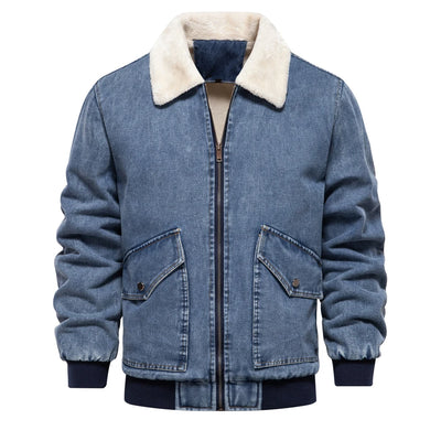 Classic Lined Denim Bomber
