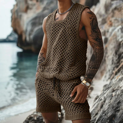 Mesh Texture Beach Set