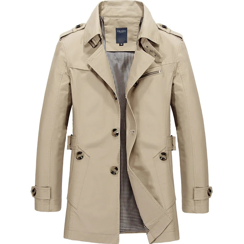 Classic Belted Trench Coat