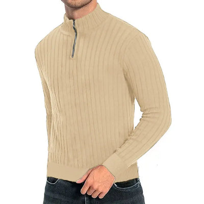 Modern Ribbed Knit Sweater